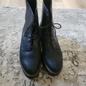 Dr. Martens Black Boots with Bouncing Soles Worn Once